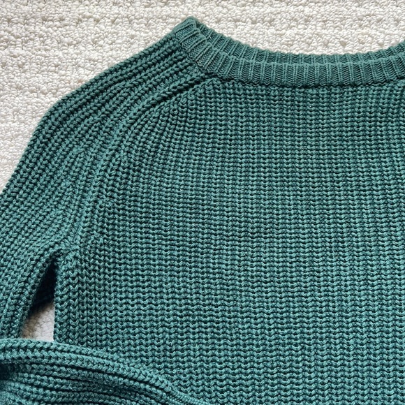 American Apparel 100% Cotton Green Sweater Size XS - Picture 2 of 10